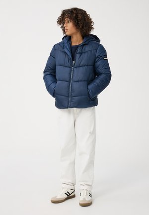 Terranova IMBOTTITO CON CAPPUCCIO E ZIP - Giacca invernale - blu navy