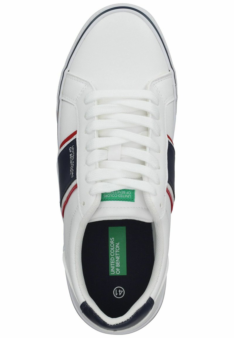 Herren Sneaker low | Benetton Sneaker low white navy/weiß - ND64505 Herren Sneaker low | Benetton Sneaker low white navy/weiß - ND64505