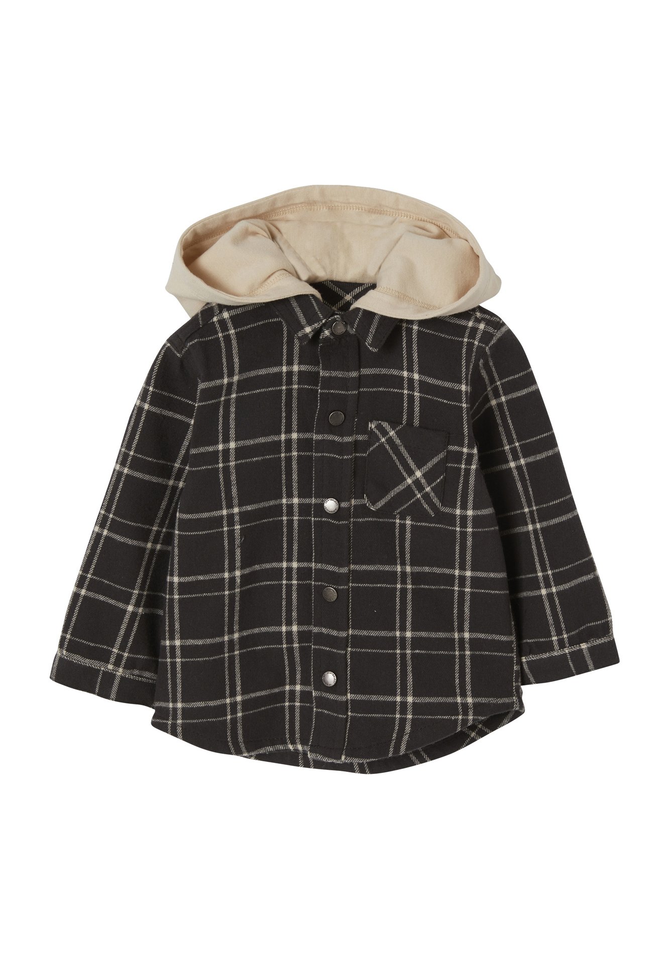 Vertbaudet Chemise A Carreaux Bebe Garcon Hemd Black Schwarz Zalando De