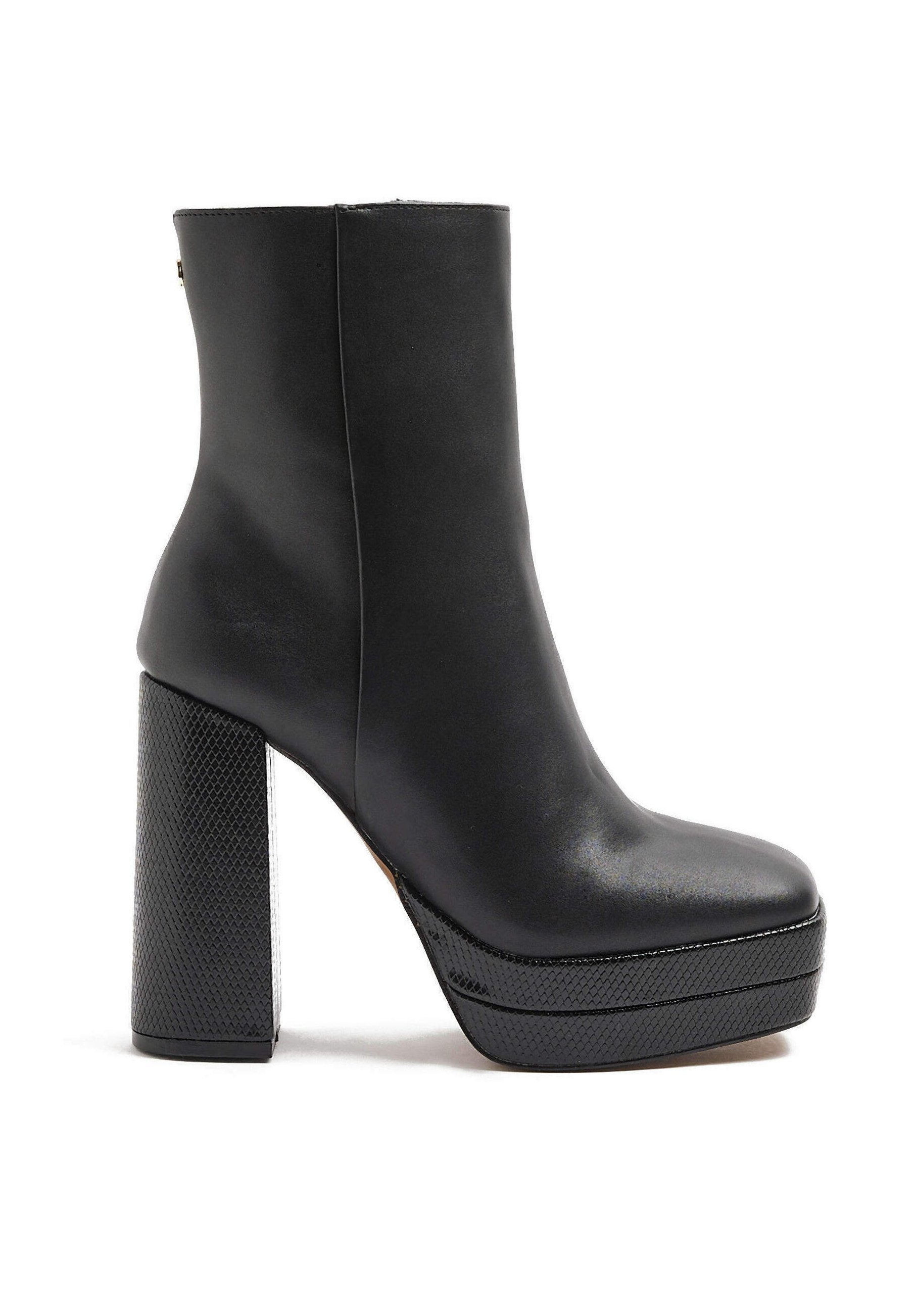 River Island Enkellaarsjes met hoge hak - black/zwart - Zalando.nl