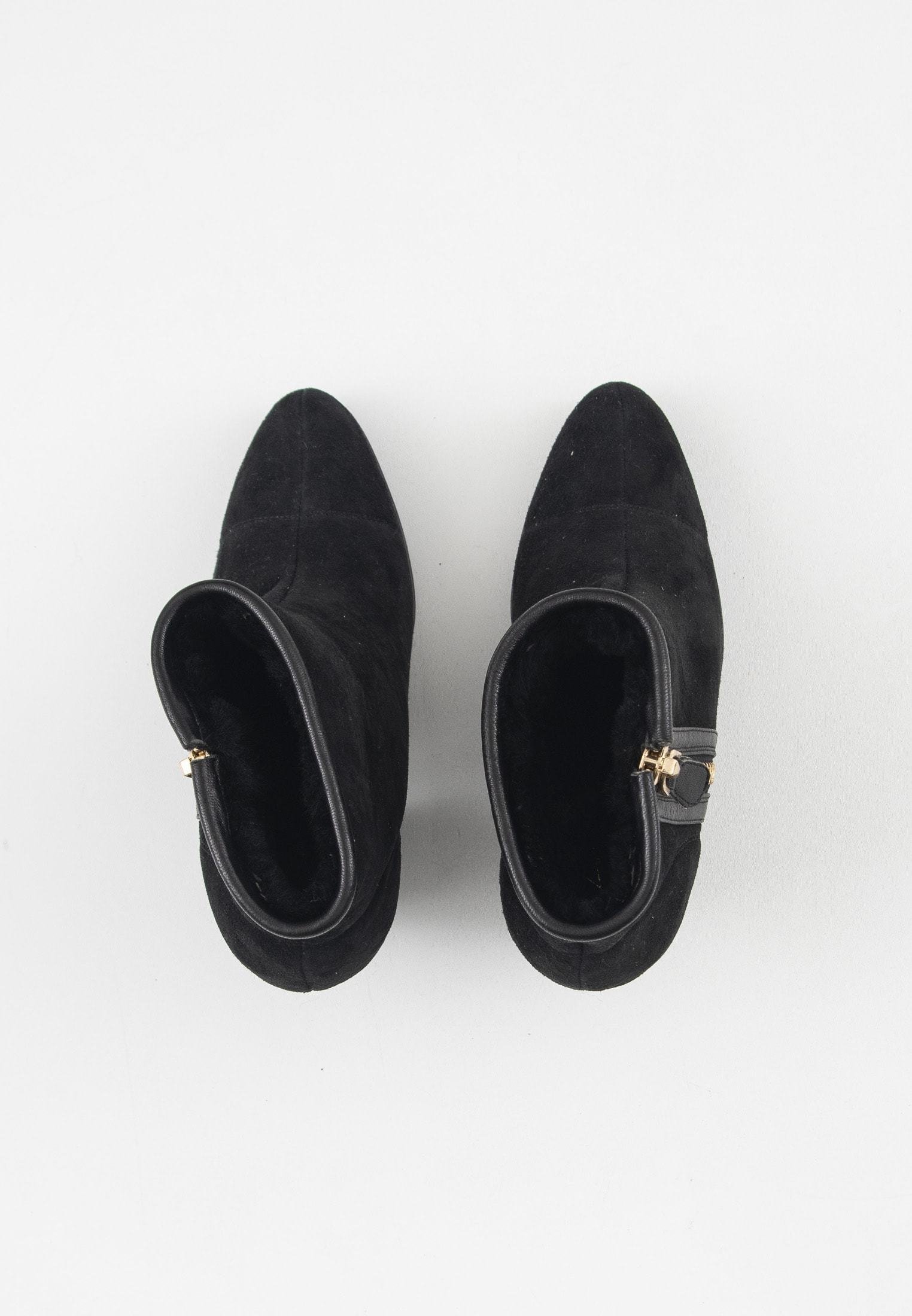 Lola Cruz Enkellaarsjes met hoge hak - black/zwart - (Pre-owned) - Zalando .nl