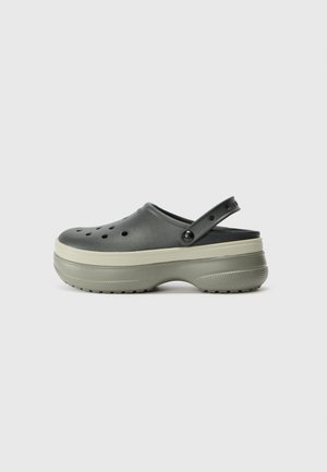 CLASSIC STACKED UNISEX - Saboţi - black