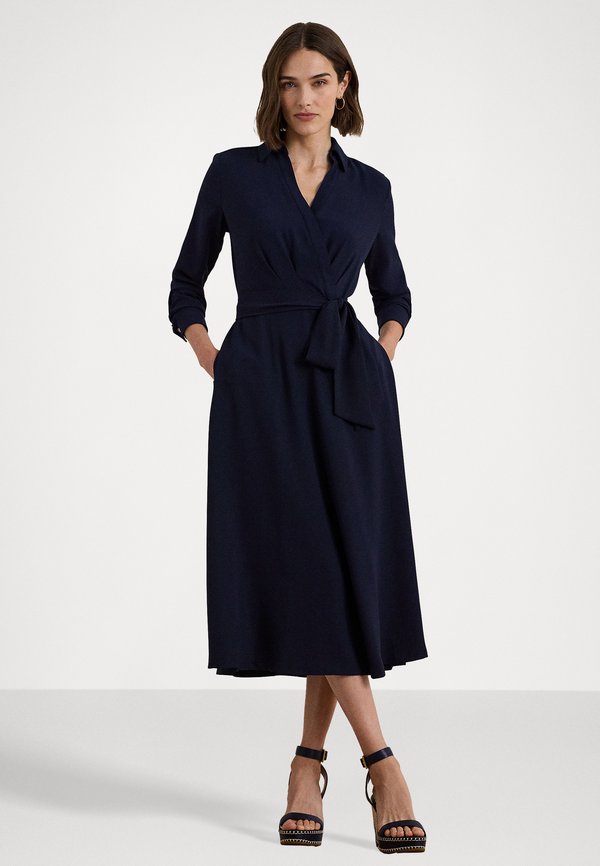 LONG SLEEVE GEORGETTE MIDI DRESS - Day dress3