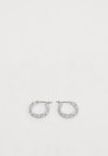TENNIS HOOP - Brincos - silver-coloured/cry