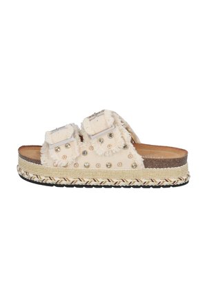 BRUTEES - Pantolette flach - beige