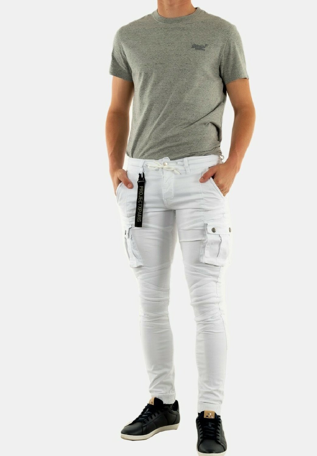 Project X Paris Pantalones cargo - blanc/blanco - Zalando.es