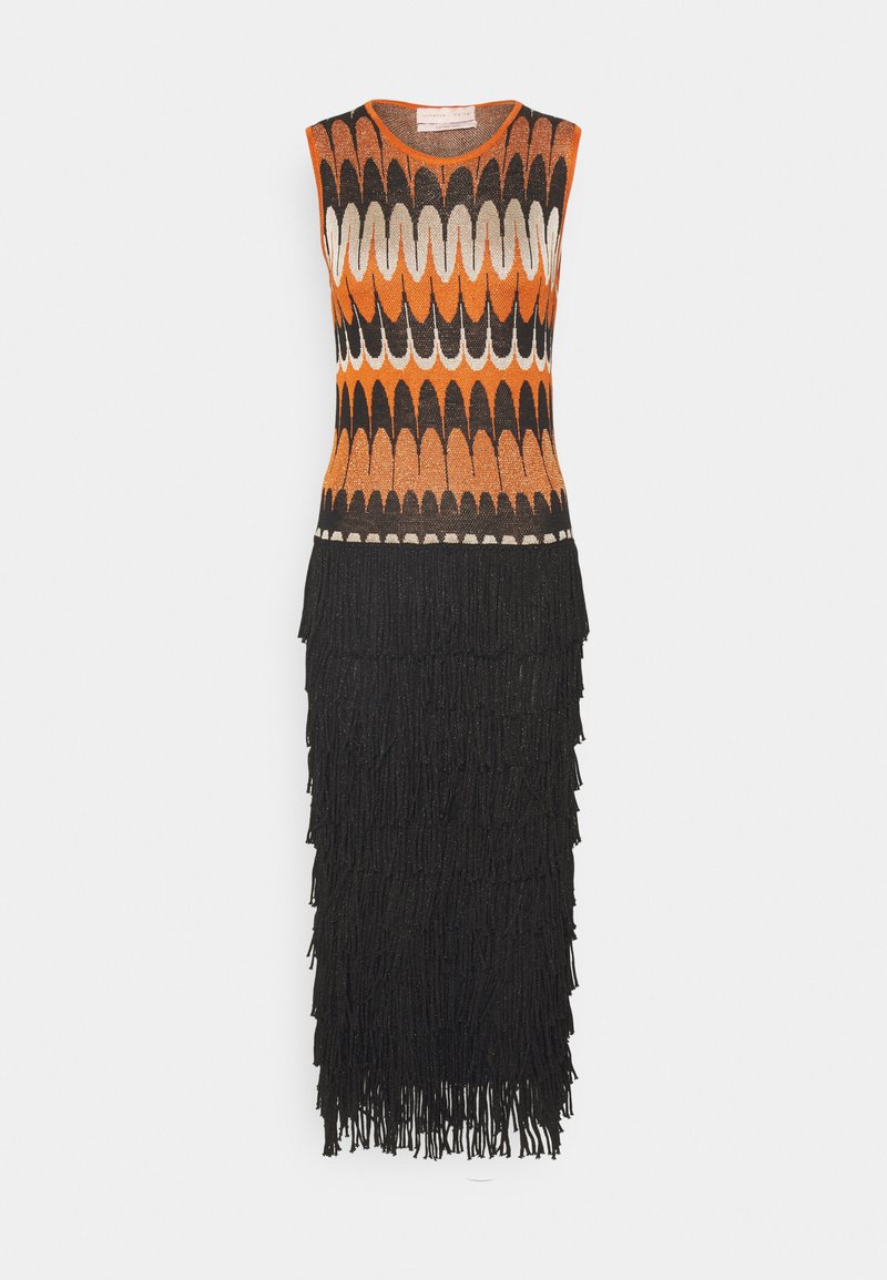 Lukhanyo Mdingi Gebreide jurk zwart Lukhanyo Mdingi Gebreide jurk zwart