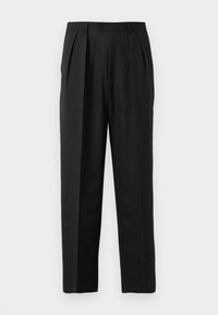SINGLE PLEAT TROUSER - Trousers - jet black