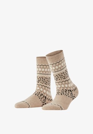 FALKE, Chaussettes - beige mel