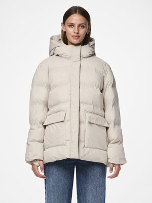 Pieces PCNORMA PUFFER JACKET - Wintermantel - silver gray