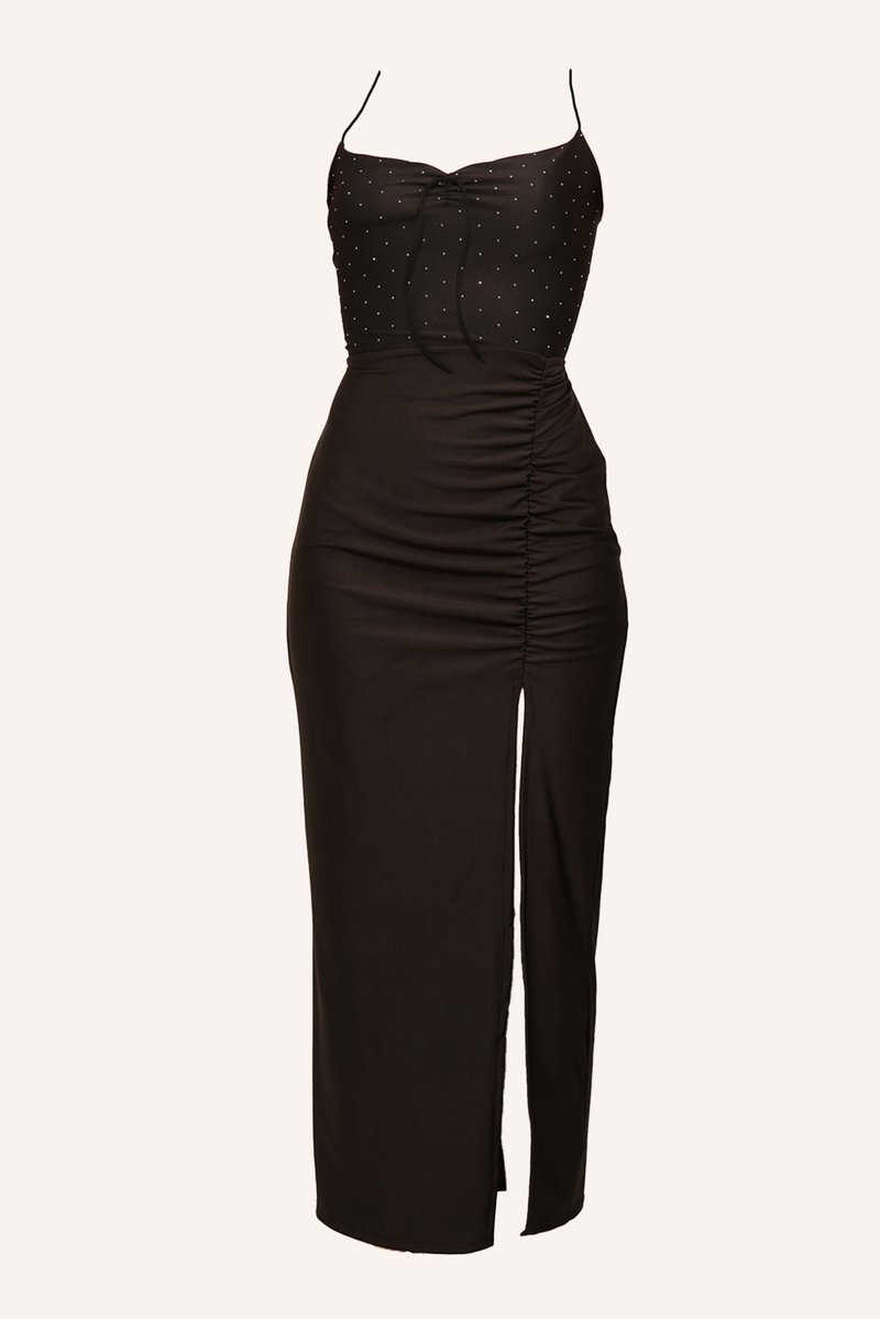 WAL G. Cocktailjurk zwart