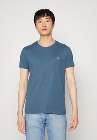Marc O'Polo SHORT SLEEVE ROUND NECK - T-shirt básica - grayed blue
