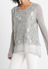 Cream Strickpullover - silver-coloured