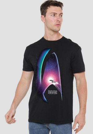 STAR TREK GENERATIONS MOVIE  - T-Shirt print - black