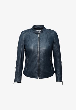 Maze, Lederjacke - navy