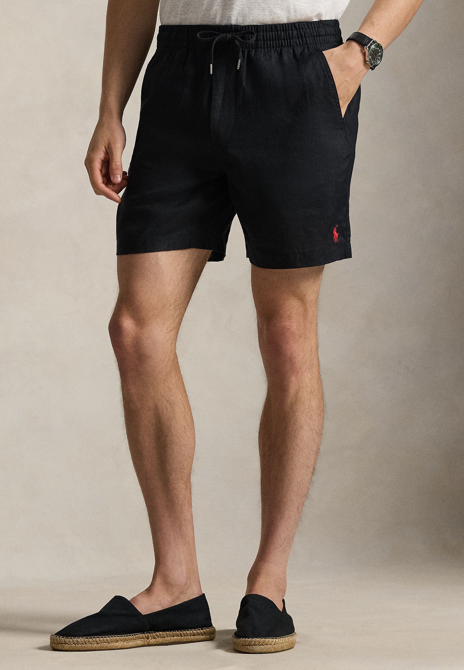 Polo Ralph Lauren 6-INCH POLO PREPSTER LINEN SHORT - Shorts