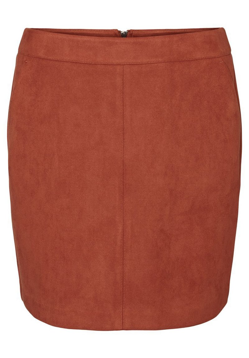 Vero Moda VMDONNADINA SHORT - Miniseelik - auburn