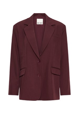 ICHI, IHFAVA OVERSIZE BL - Cappotto corto - port royale melange