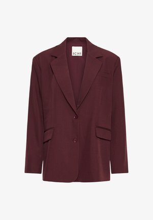 ICHI, IHFAVA OVERSIZE BL - Cappotto corto - port royale melange