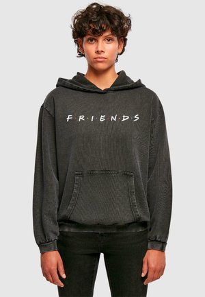 FRIENDS LOGO ACID WASHED - Hoodie - black