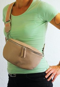 DrachenLeder GÜRTELTASCHE - Heuptas - rosa mehrfarbig