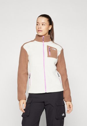 YUMIORI FULL ZIP - Jachetă din fleece - white dune/latte/vibrant verbena