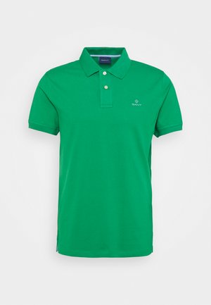 CONTRAST COLLAR RUGGER - Piké - amazon green