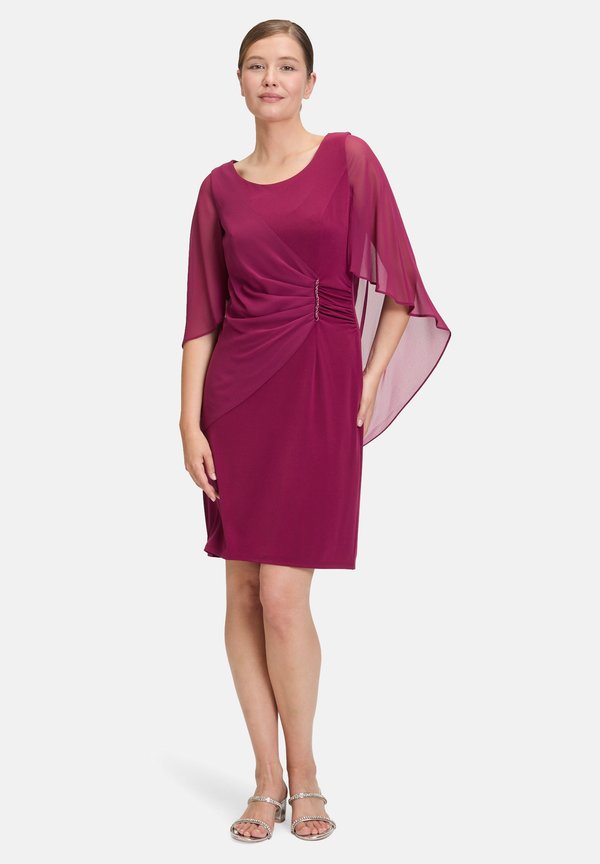 MIT RAFFUNG - Cocktailkleid/festliches Kleid - sweet berry