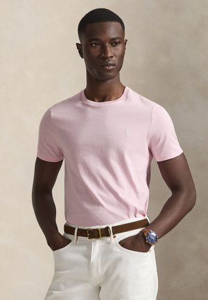 CUSTOM SLIM FIT JERSEY CREWNECK T-SHIRT - T-Shirt basic - garden pink