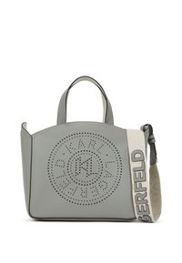 CIRCLE TOTE PERFORATED - Kabelka - grey