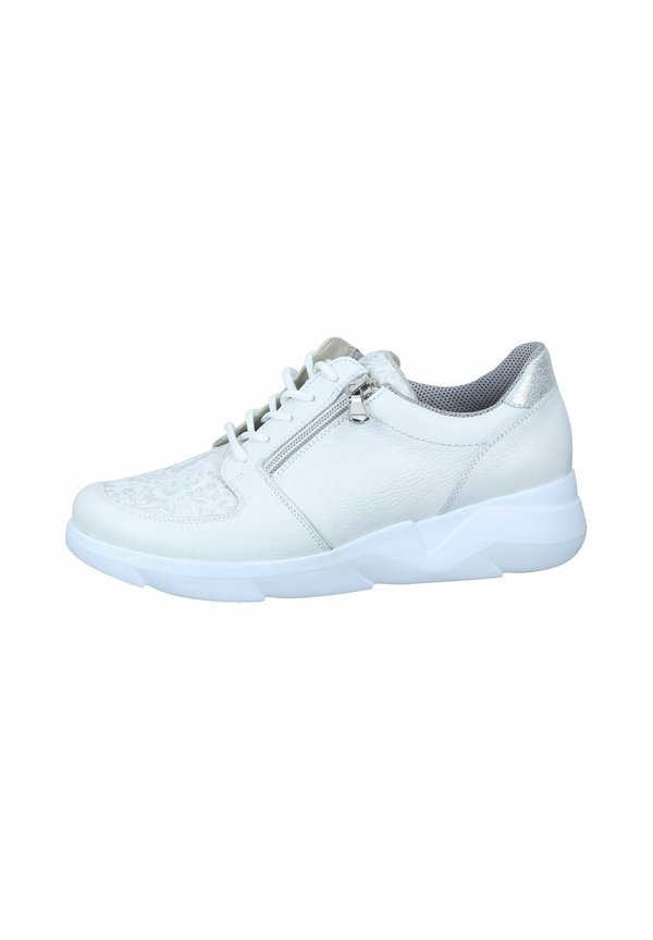 SCHNÜRER - Sneaker low - weiss silber