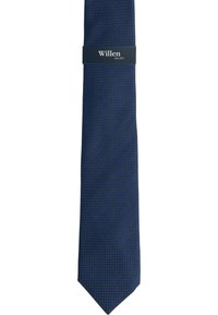 WILLEN UNI BI-COLOR - Krawatte - marine