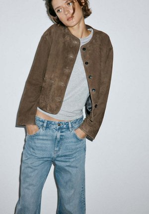 Mango, ADULT - Džínsy voľného strihu - blue denim