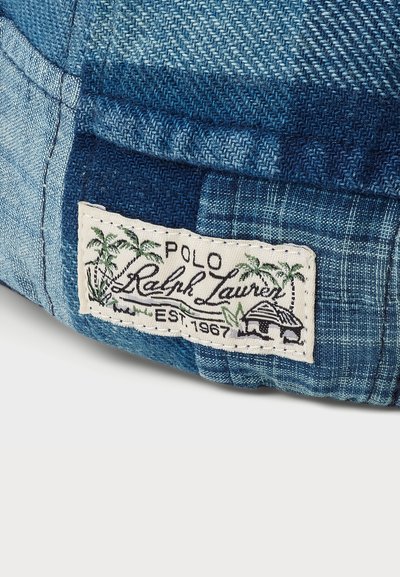 Polo Ralph Lauren INDIGO PATCHWORK BALL CAP - Naģene - indigo