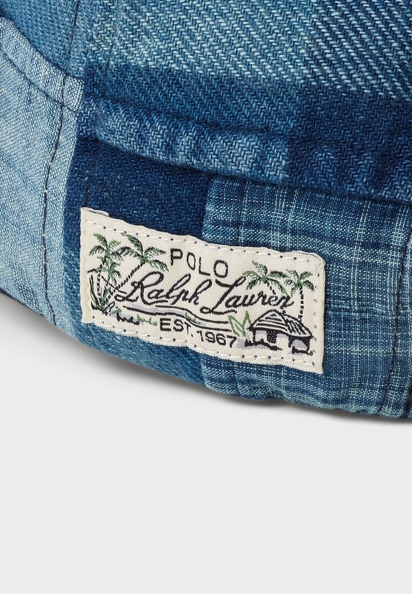 INDIGO PATCHWORK BALL CAP - Cap - indigo3