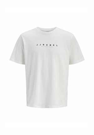 JJ Rebel, T-SHIRT TEXT T-SHIRT - T-shirt con stampa - cloud dancer