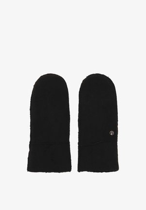Loevenich, JACQUARD BERET - Manoplas - black