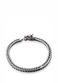 Hõbedast punutud käevõru, millel on draakoni pea kinnis koos punaste vääriskivisilmadega. Peen tekstuur ja tihe, ümmargune kuju.