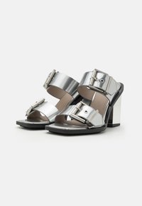AllSaints CAMILLE - Ciabattine con tacco - grey