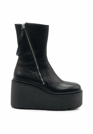 Queen Helena Stivaletti Chelsea Con Zeppa Donna - Plateau Casual Invernale Collezione SS25 - Comodi E Alla Moda - 2