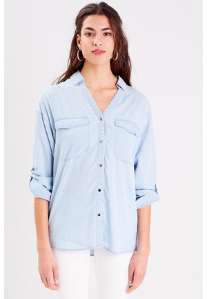 LANGÄRMELIGES - Overhemdblouse - denim stone