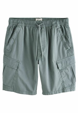 DRAWSTRING WAIST CARGO - Shorts - blue