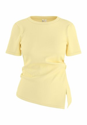 HYPEDROP, TOP HDRIVA SS DRAPED - T-shirt con stampa - anise flower