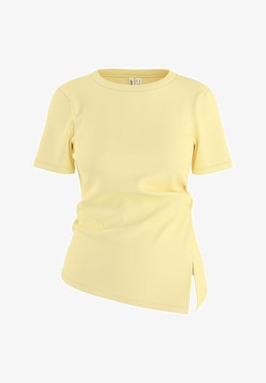 HYPEDROP, TOP HDRIVA SS DRAPED - T-shirt con stampa - anise flower