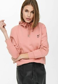 ONLY LOGOPRINT - Hoodie - rosette