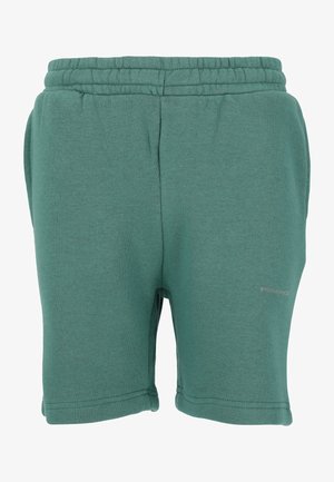 Grønne shorts i bomuldsblanding med elastisk talje, sidelommer og en syet kant. Har et lille "ENDURANCE" logo foran.