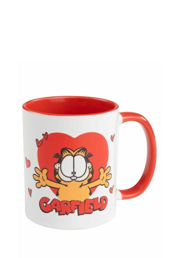 GARFIELD TASSE HEARTS  KAFFEETASSE BECHER - Sonstige Accessoires - weiß rot