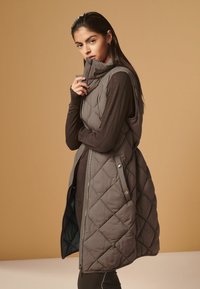 Next QUILTED - REGULAR FIT - Vest - mink brown