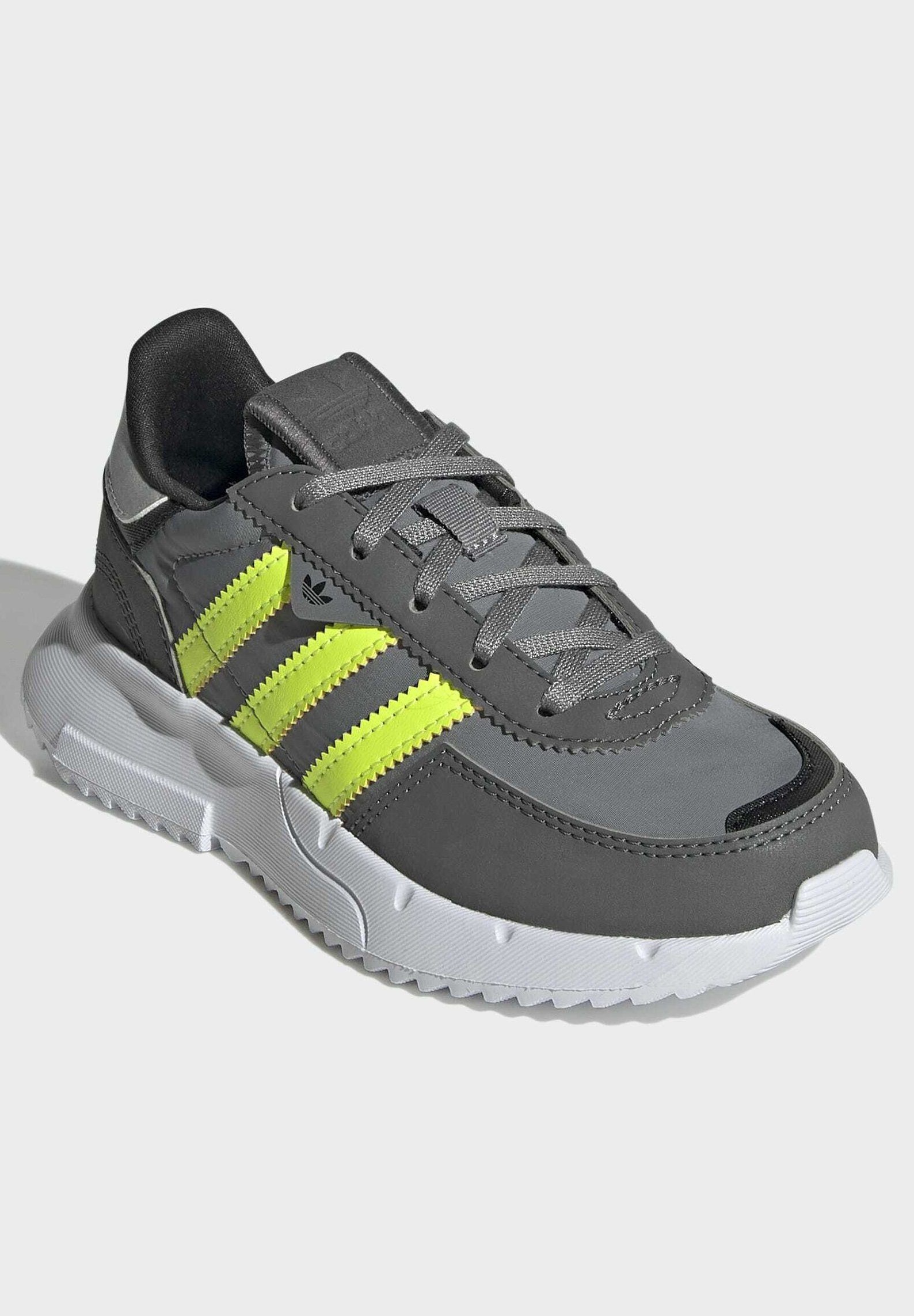 adidas grey and yellow trainers