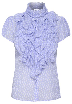 Bluza s gumbima - illusion blue butterfly